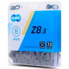 Corrente KMC 8v Z8.3 cinza - 116 elos