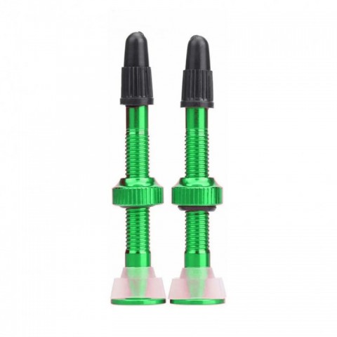 Válvula Absolute para Tubeless Verde 48mm - Par